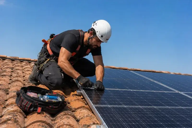 Maintenance et monitoring de panneaux solaires à Gaja-la-Selve