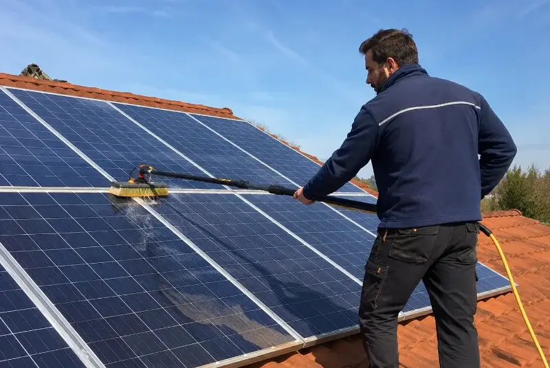 Nettoyage et entretien de panneaux solaires à Gaja-la-Selve